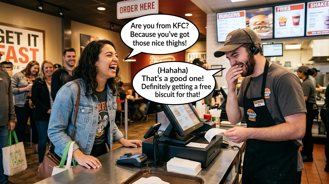 Cheesy Fast Food Pick Up Lines