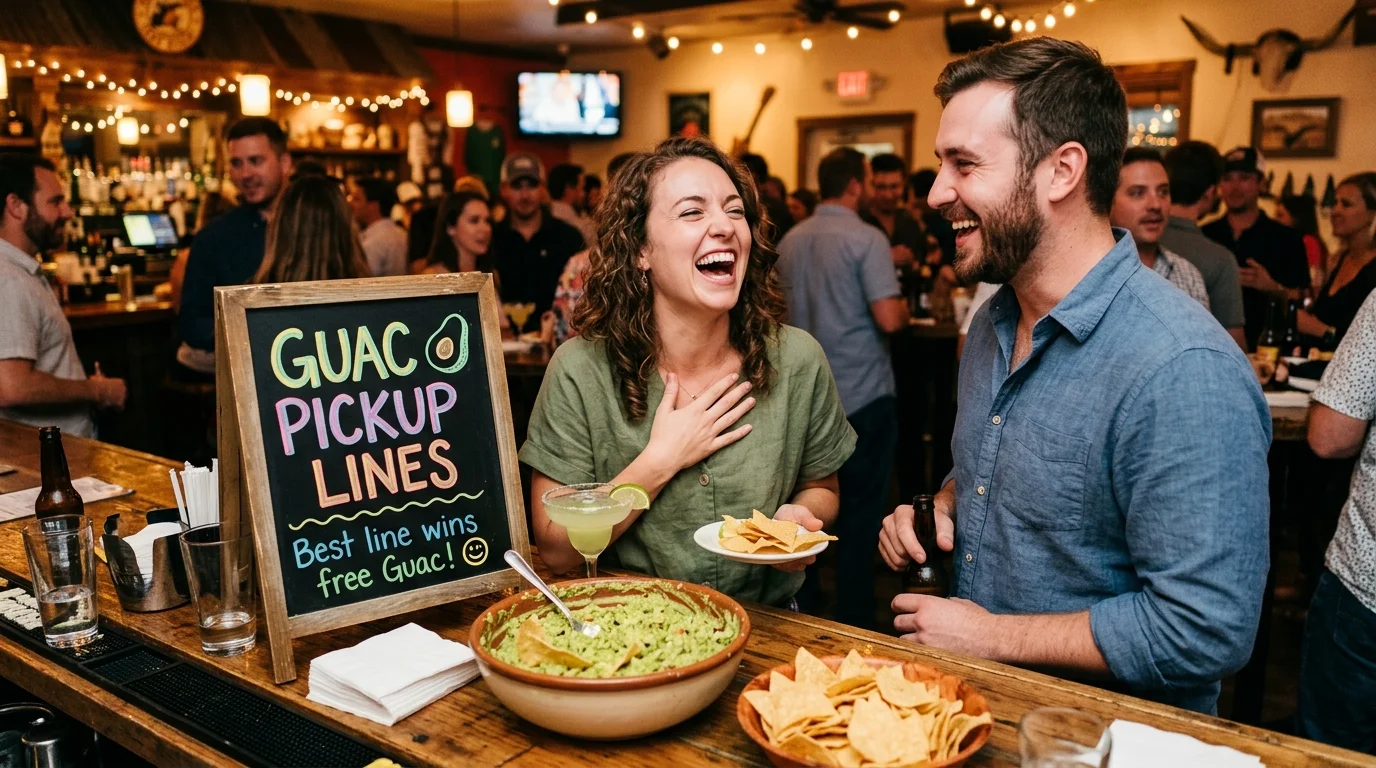 Cheesy Guac Pickup Lines