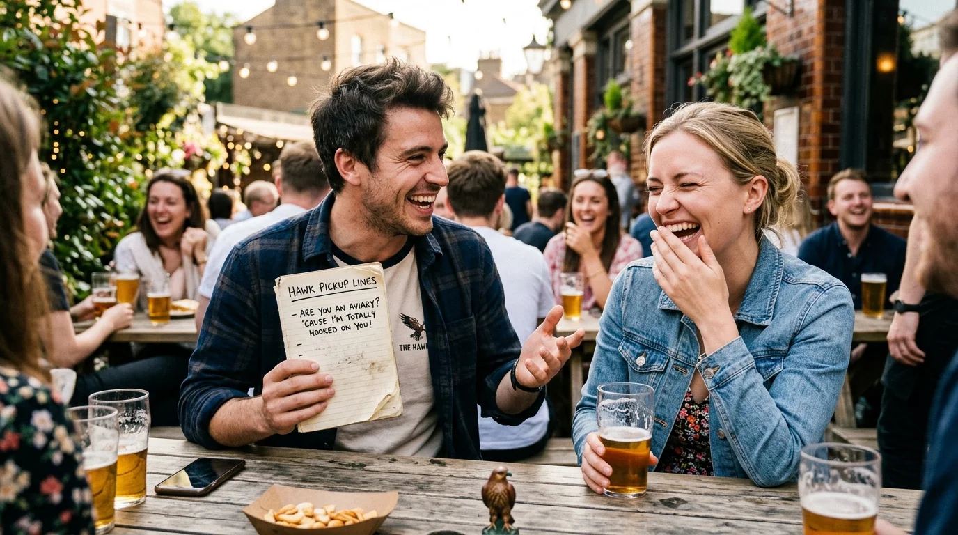 Cheesy Hawk Pickup Lines