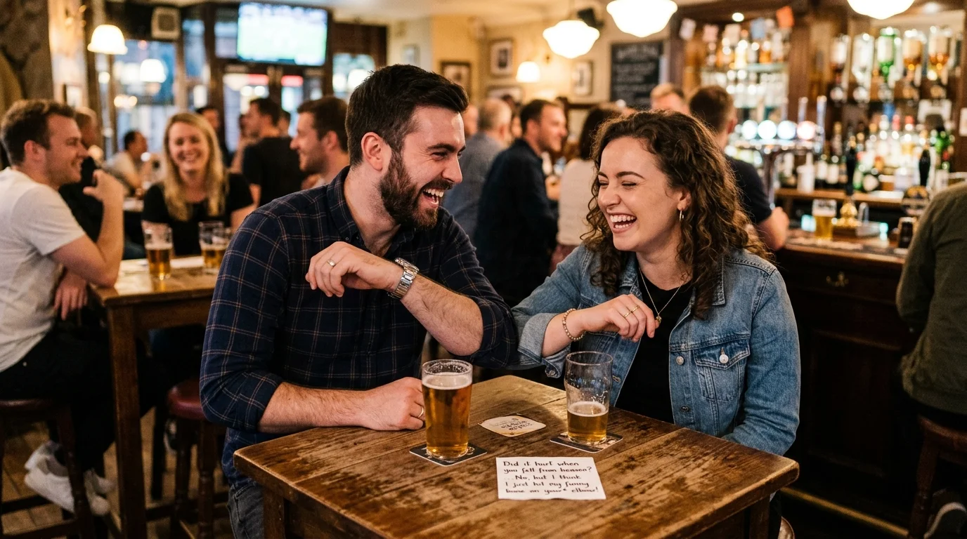 Cringe-but-Funny Elbow Pickup Lines