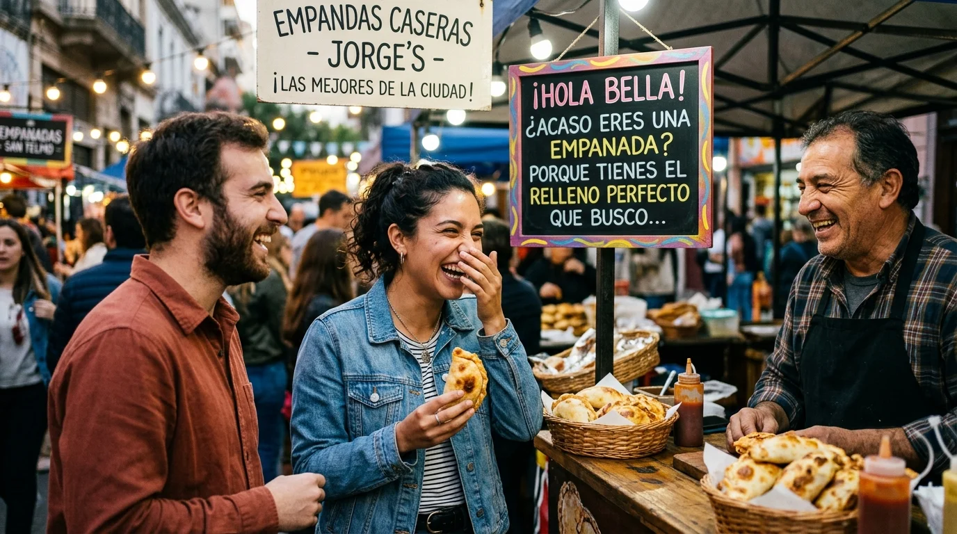 Cringe-but-Funny Empanada Pickup Lines