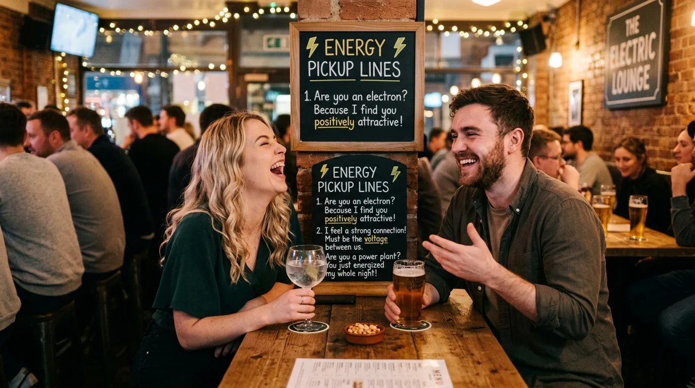Cringe-but-Funny Energy Pickup Lines