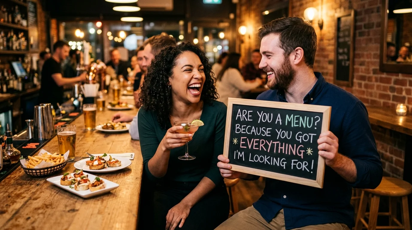 Cringe-but-Funny Entree Pickup Lines