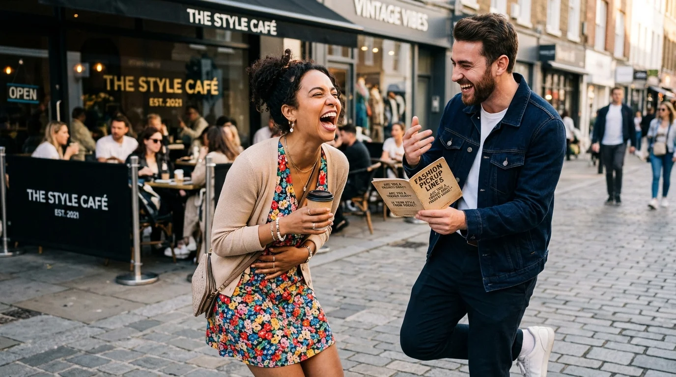 Cringe-but-Funny Fashion Pickup Lines