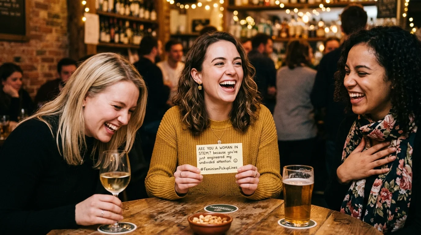 Cringe-but-Funny Feminism Pickup Lines