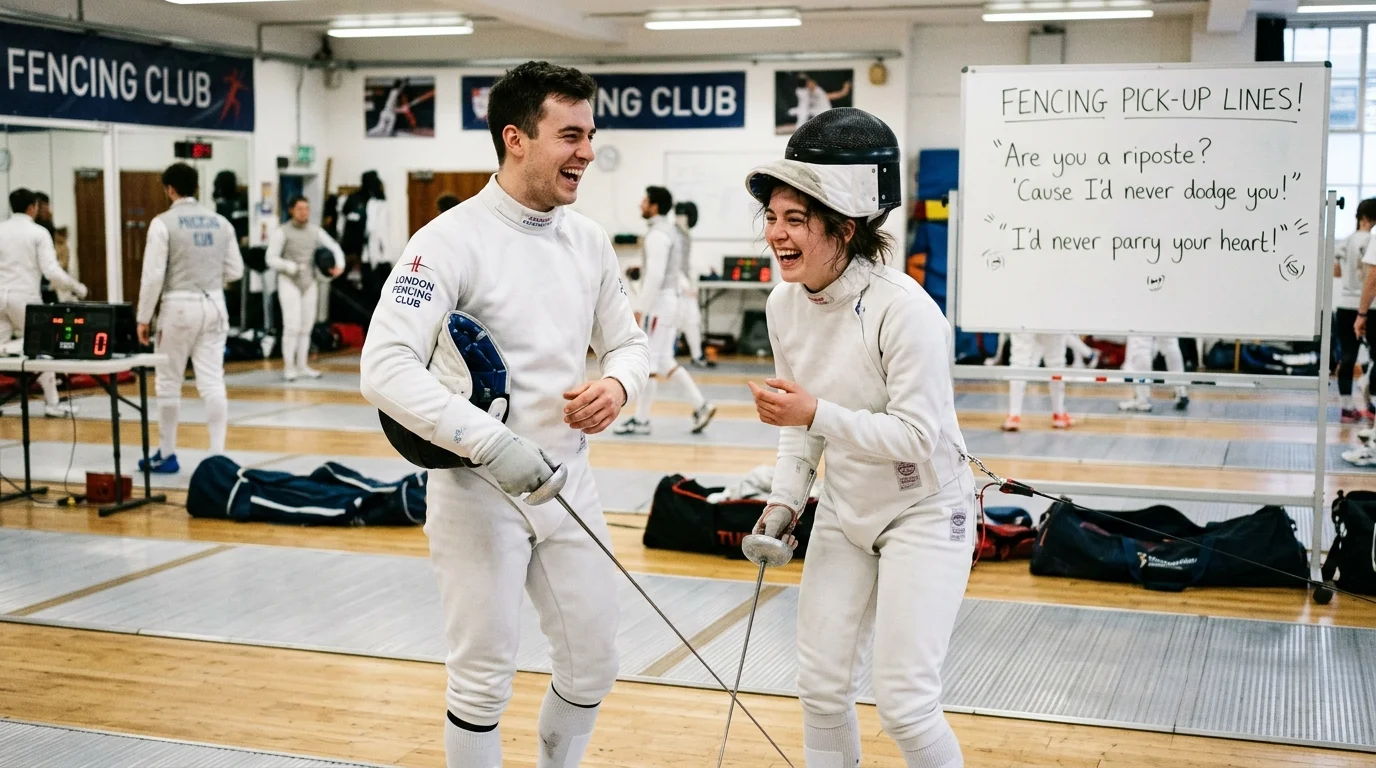 Cringe-but-Funny Fencing Pickup Lines