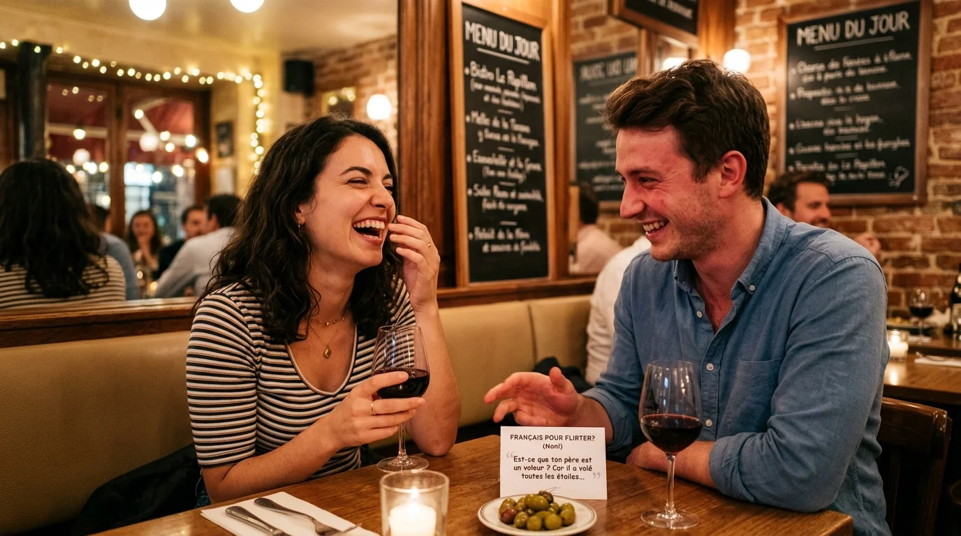 Cringe-but-Funny French Pickup Lines