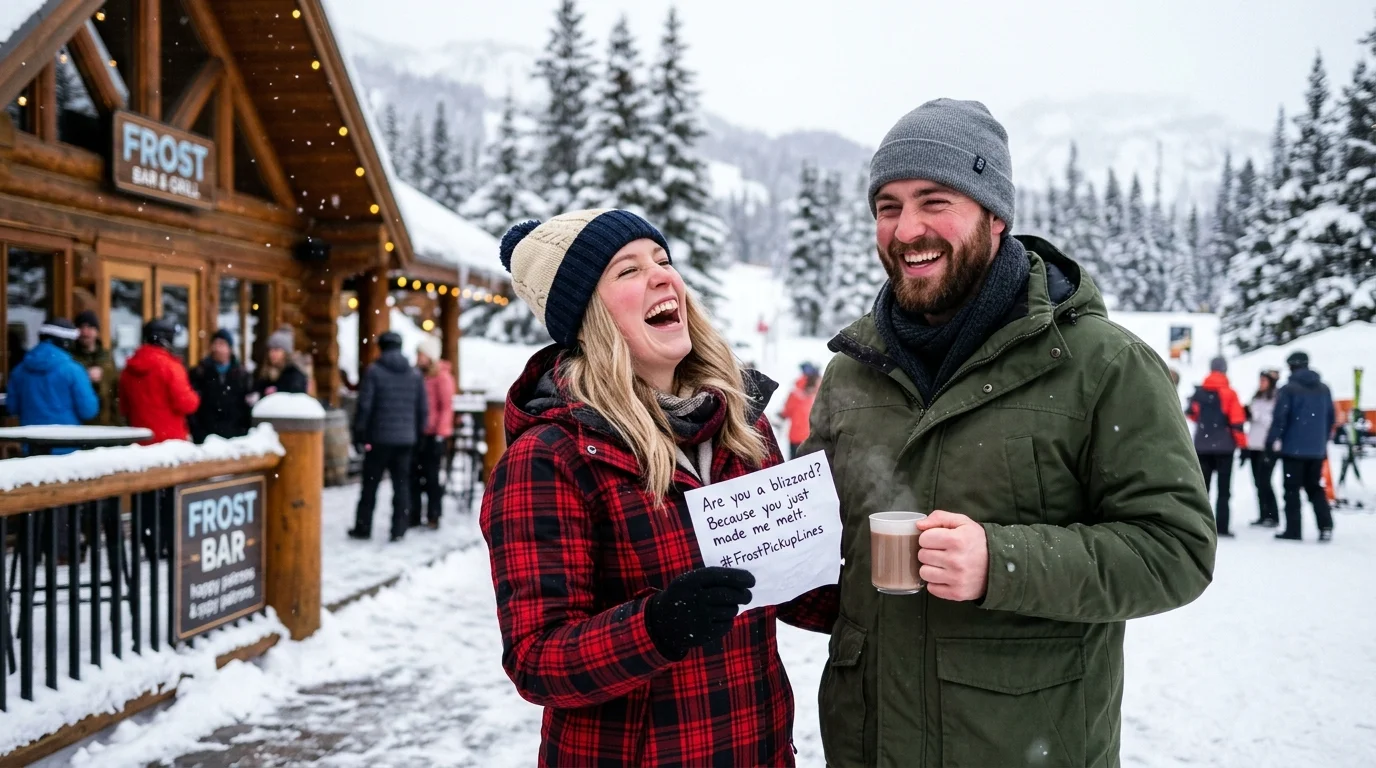 Cringe-but-Funny Frost Pickup Lines