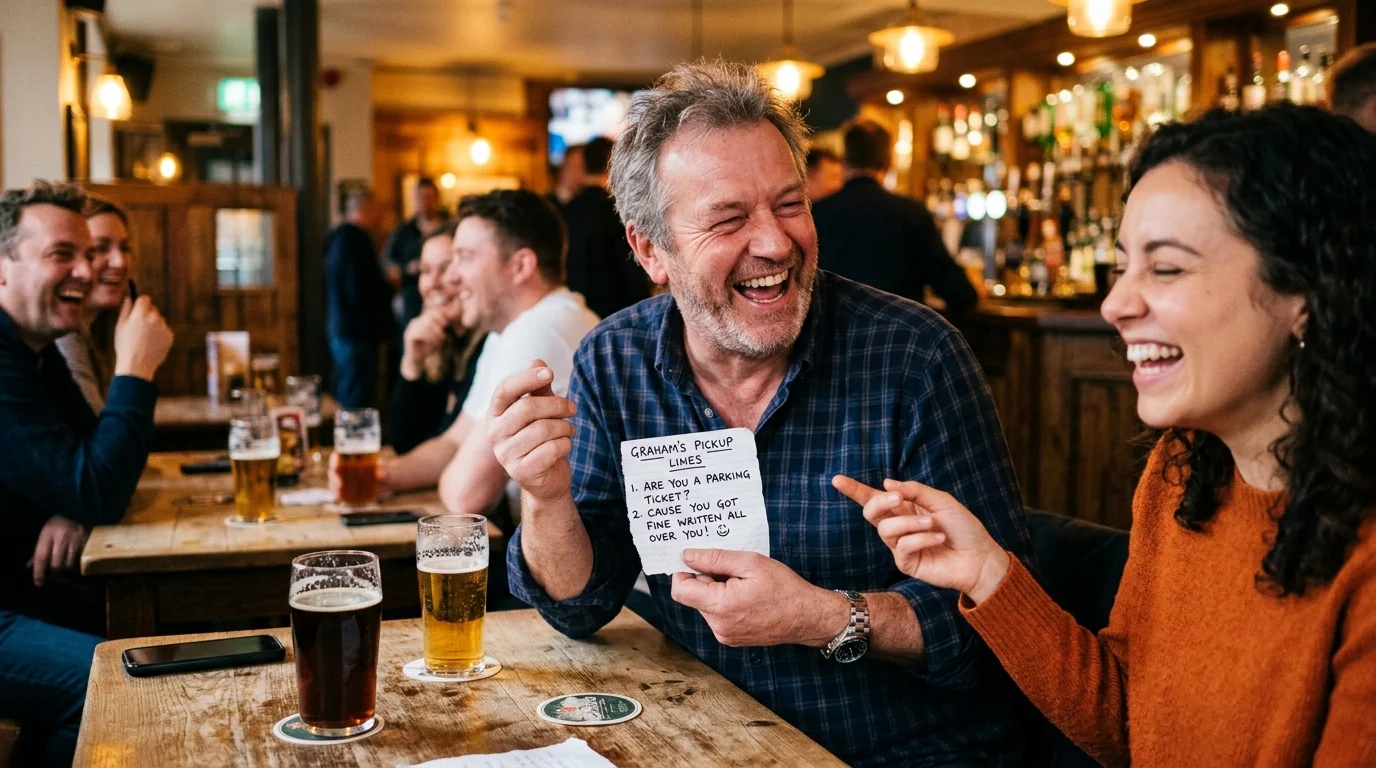 Cringe-but-Funny Graham Pickup Lines