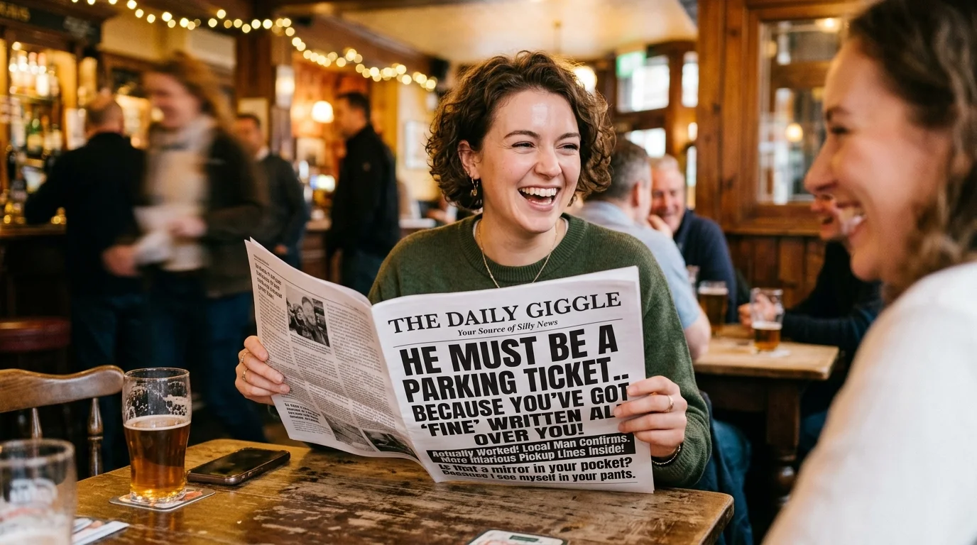 Cringe-but-Funny Headline Pickup Lines