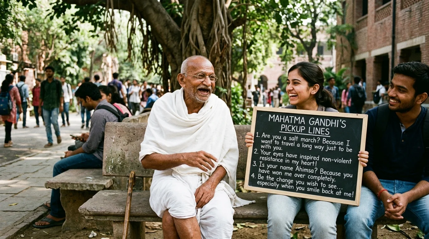 Dating App Gandhi Pickup Lines