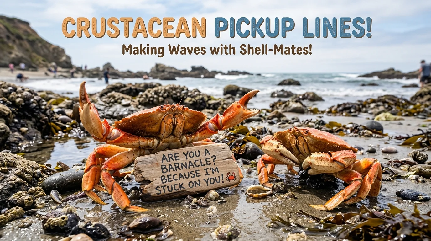 Flirty Crustacean Pickup Lines