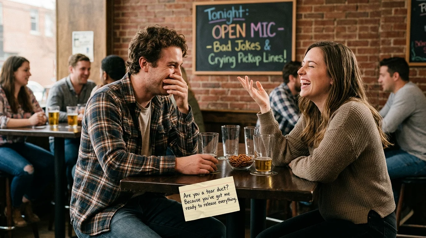 Flirty Crying Pickup Lines
