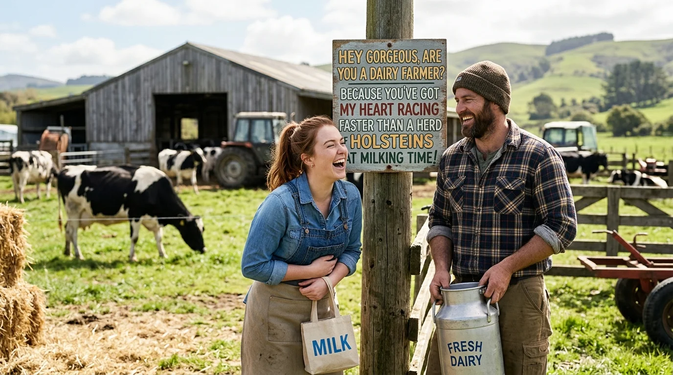 Flirty Dairy Pickup Lines