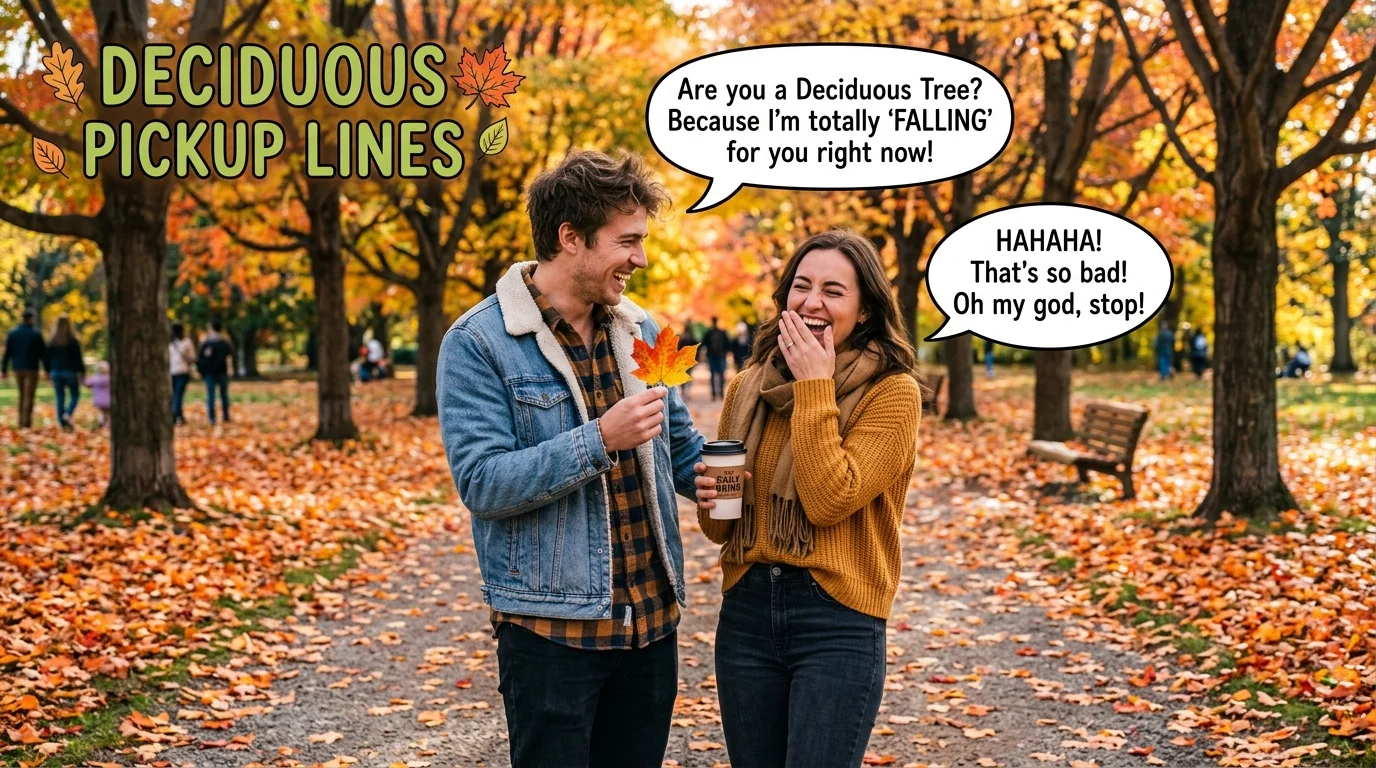 Flirty Deciduous Pickup Lines