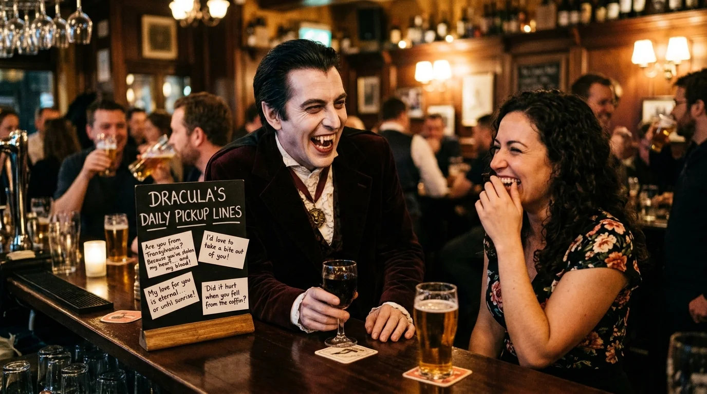 Flirty Dracula Pickup Lines