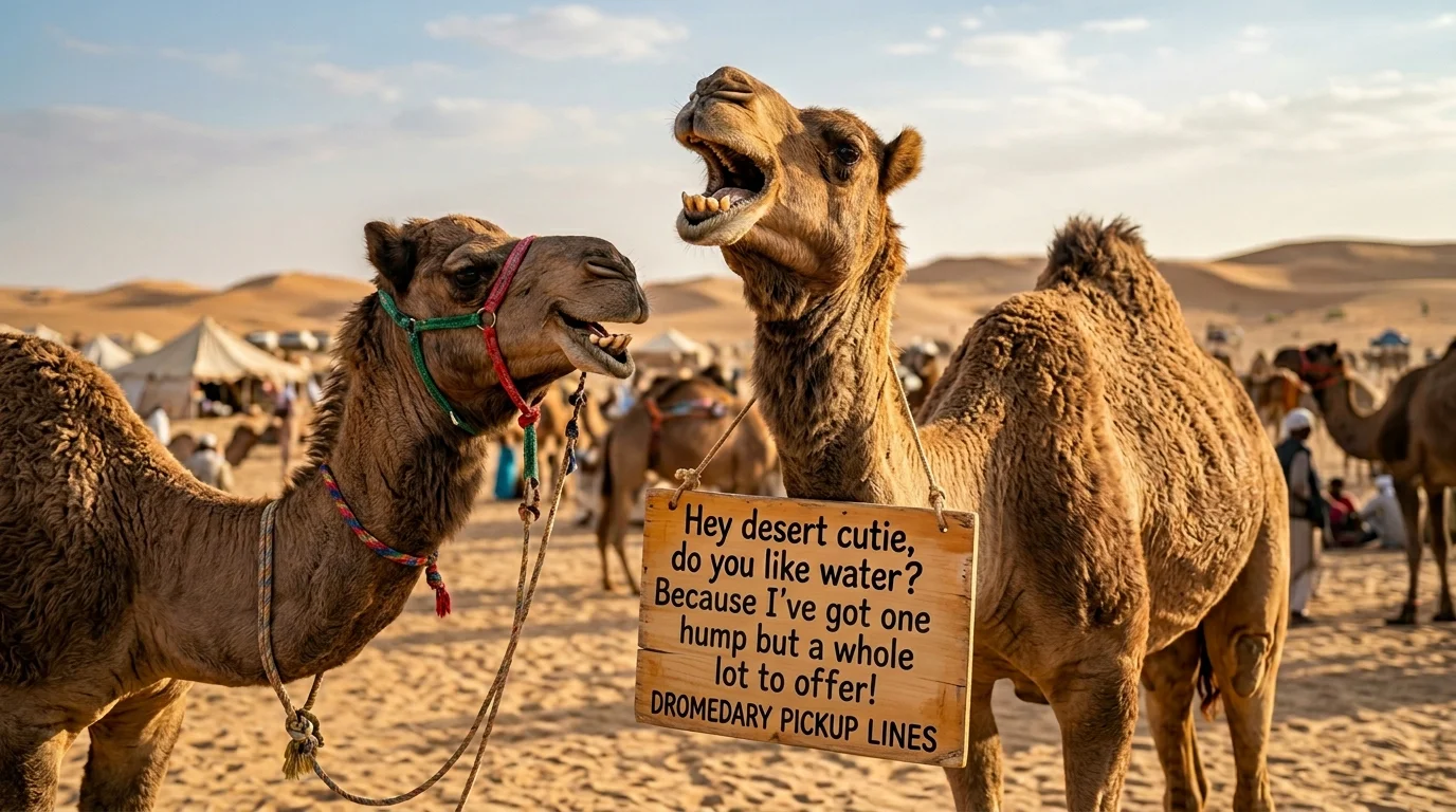 Flirty Dromedary Pickup Lines