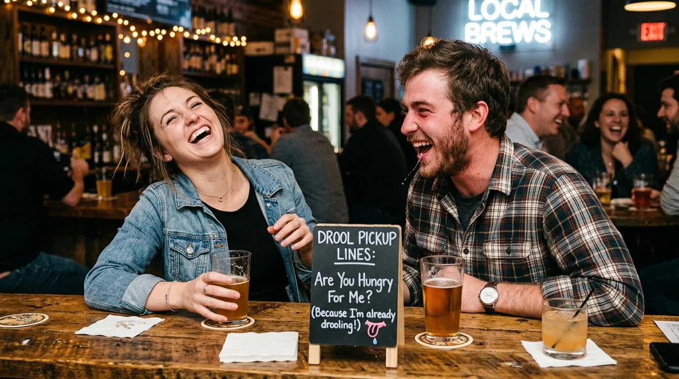 Flirty Drool Pickup Lines