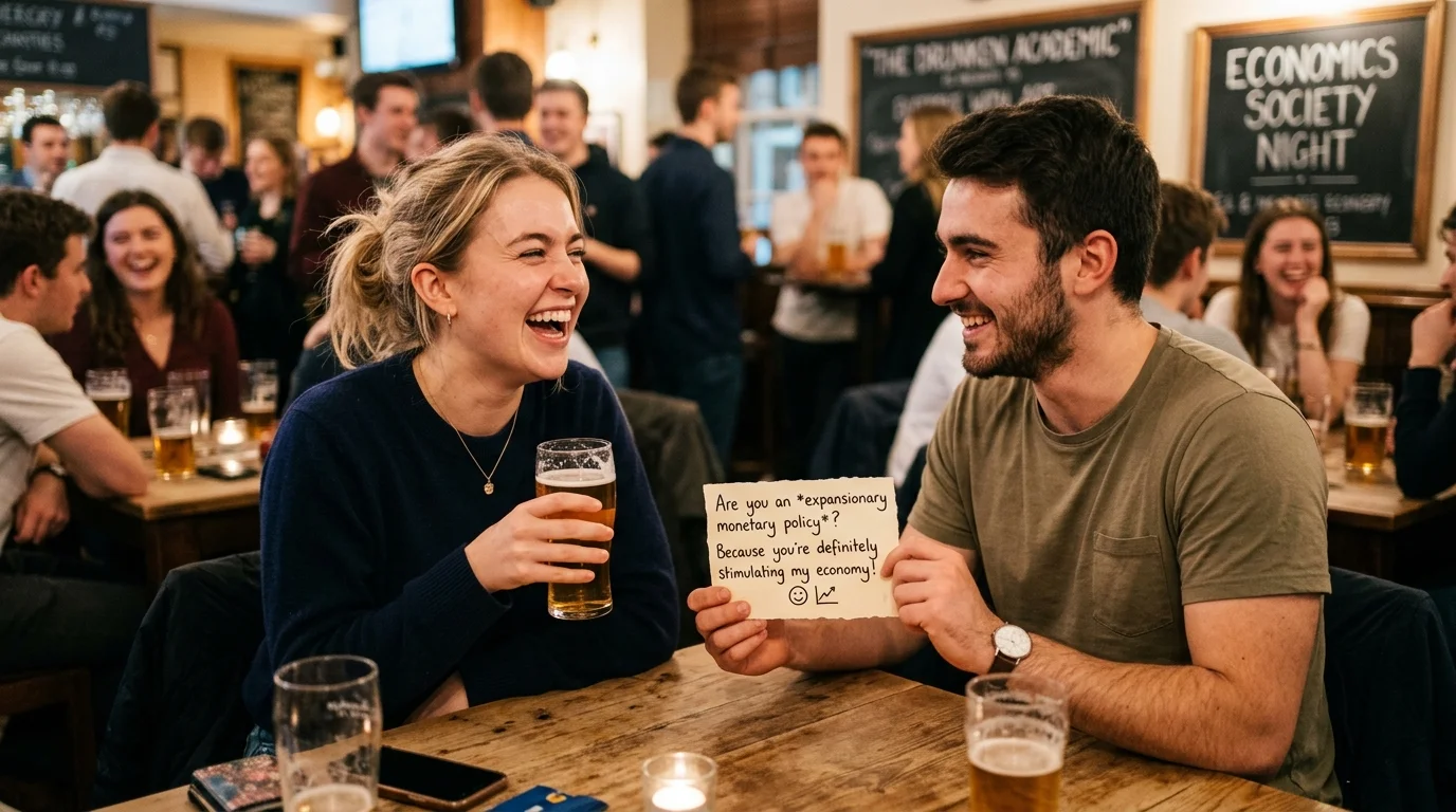 Flirty Economics Pickup Lines