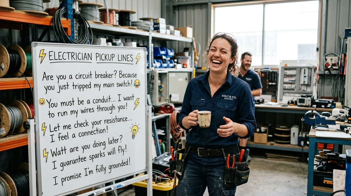 Flirty Electrician Pickup Lines