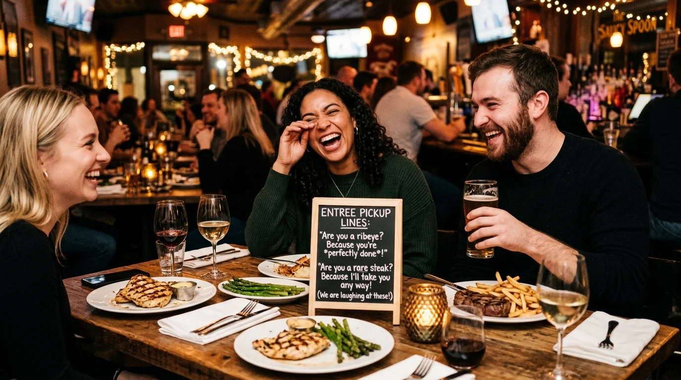 Flirty Entree Pickup Lines