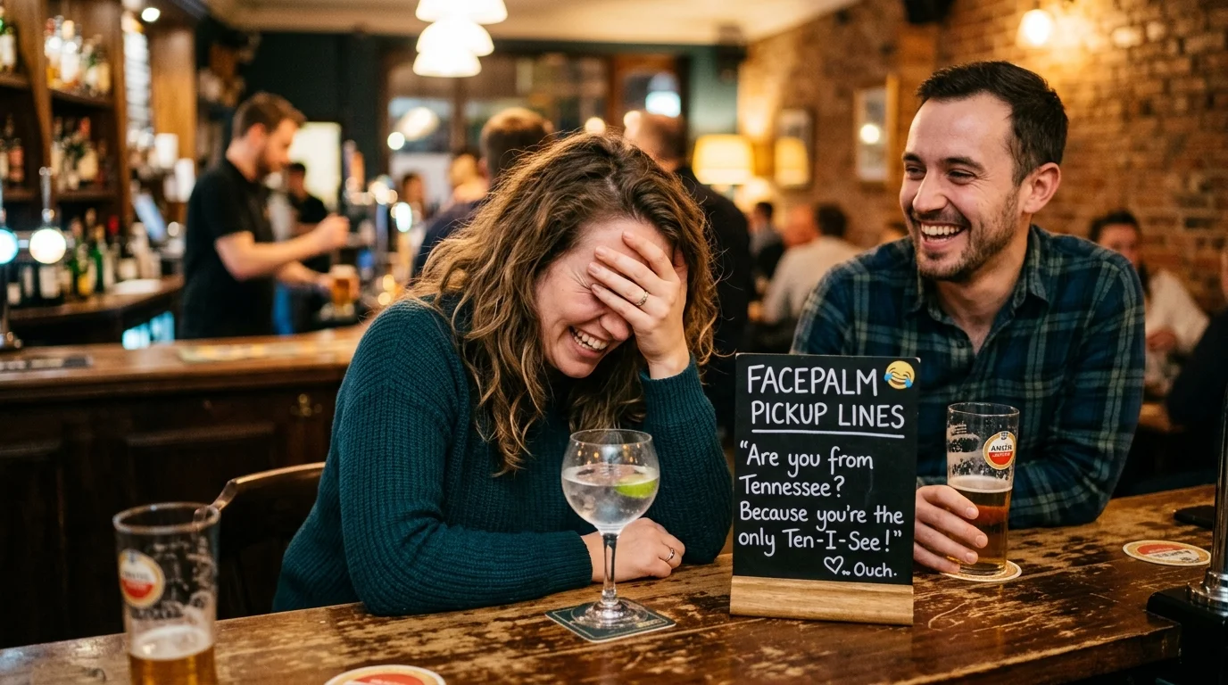 Flirty Facepalm Pickup Lines