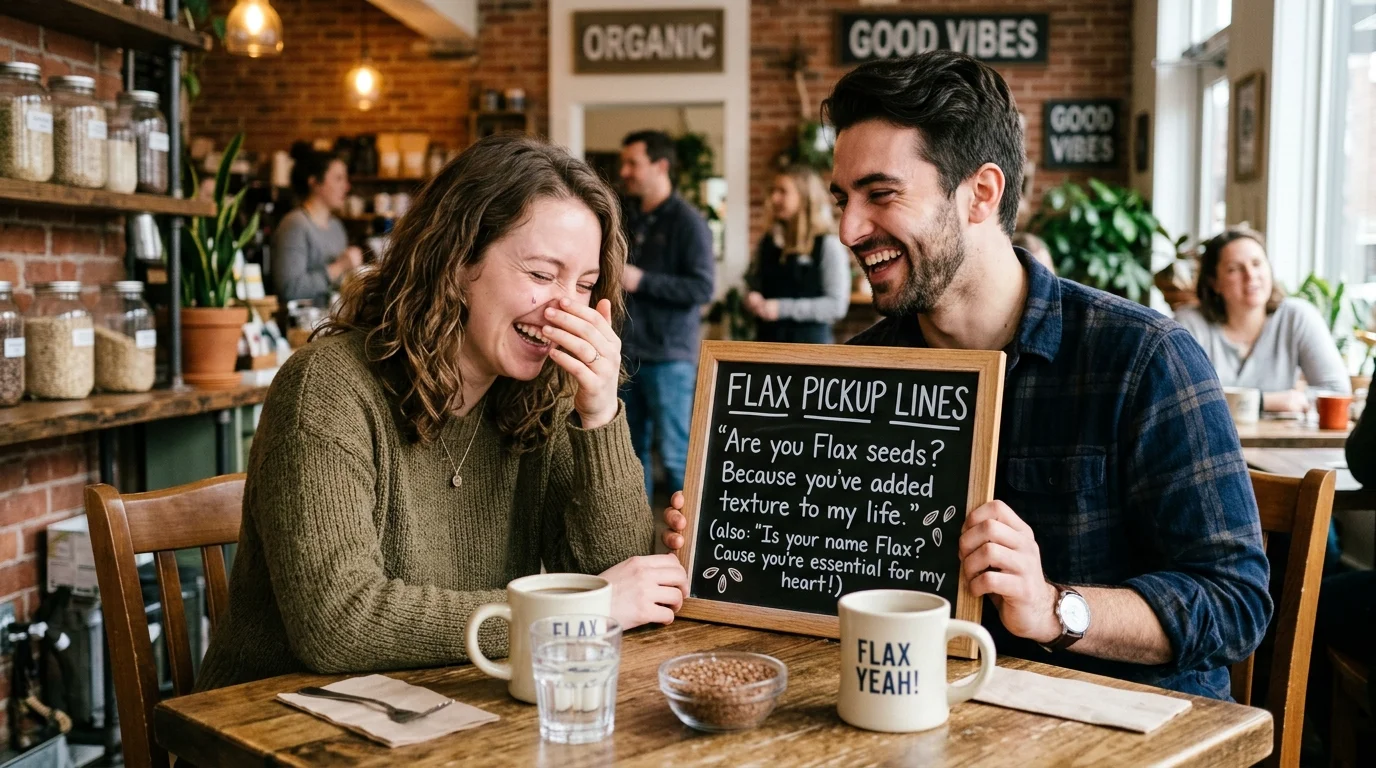Flirty Flax Pickup Lines
