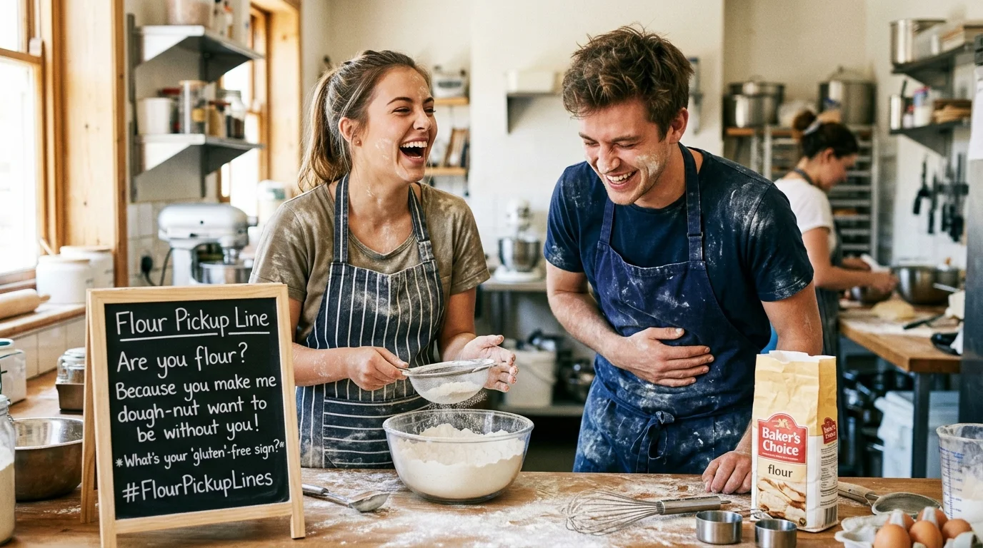 Flirty Flour Pickup Lines