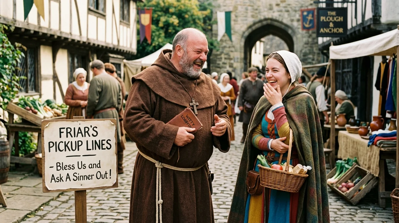 Flirty Friar Pickup Lines