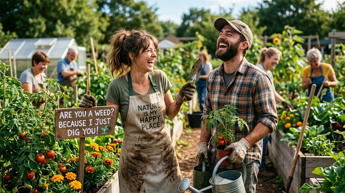 Flirty Gardening Pickup Lines That Feel Like Soft Rizz