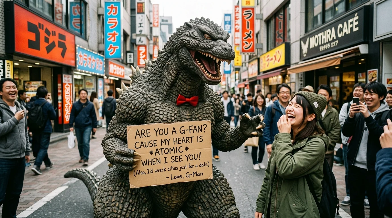 Flirty Godzilla Pickup Lines