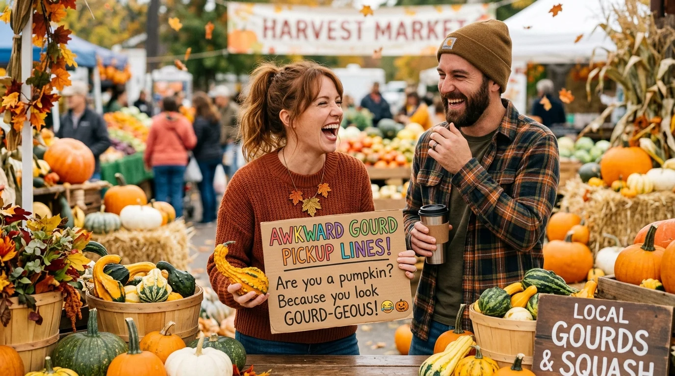 Flirty Gourd Pickup Lines
