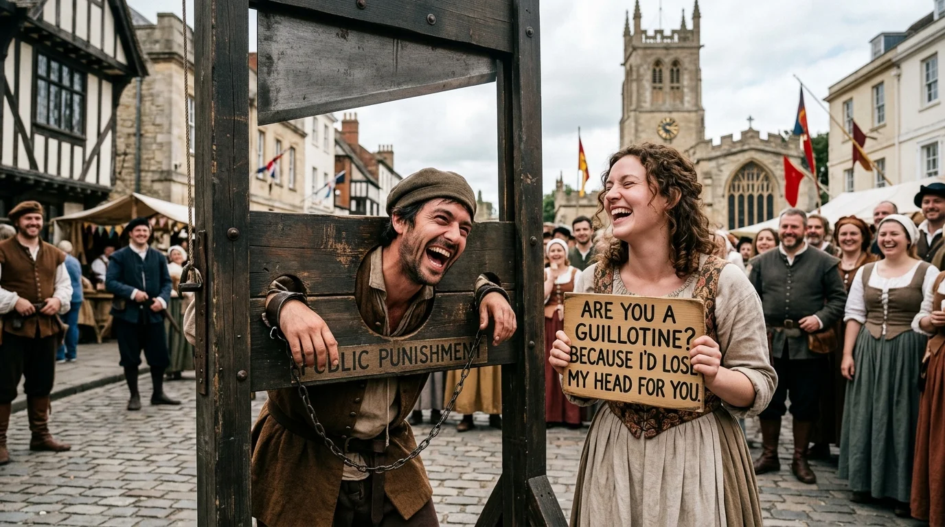 Flirty Guillotine Pickup Lines