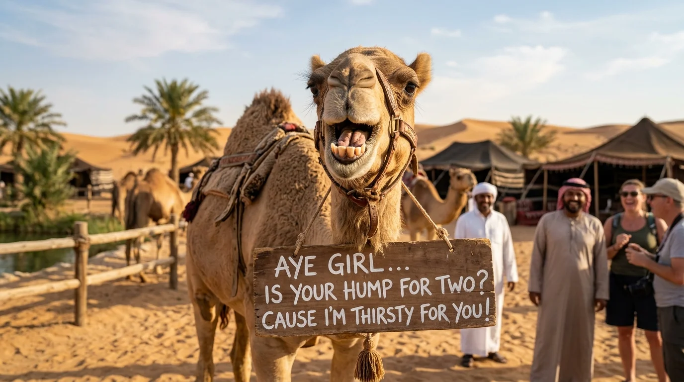Nerdy Dromedary Pickup Lines