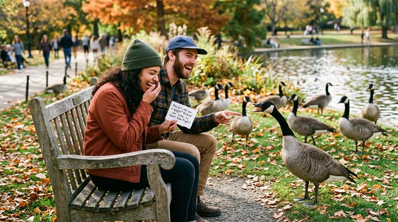 Nerdy Goose Pickup Lines