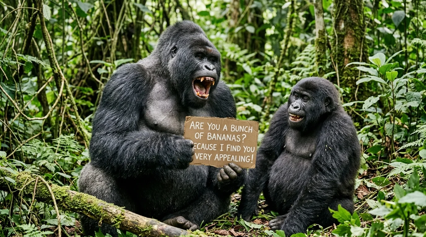 Nerdy Gorilla Pickup Lines
