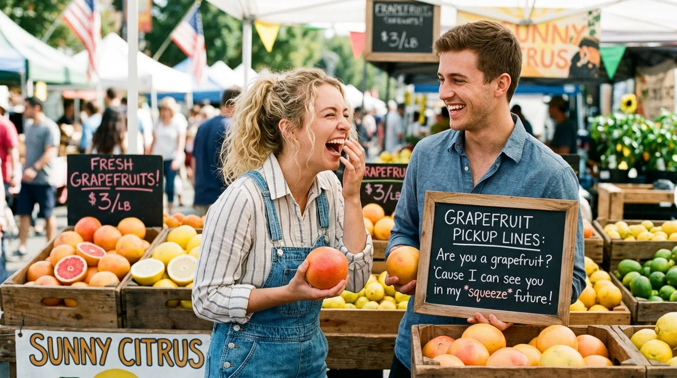 Nerdy Grapefruit Pickup Lines