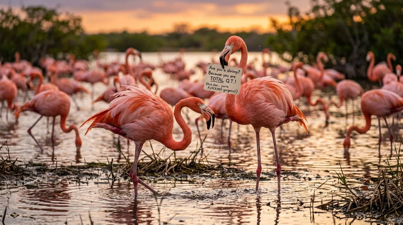 Smooth Rizz Flamingo Pickup Lines