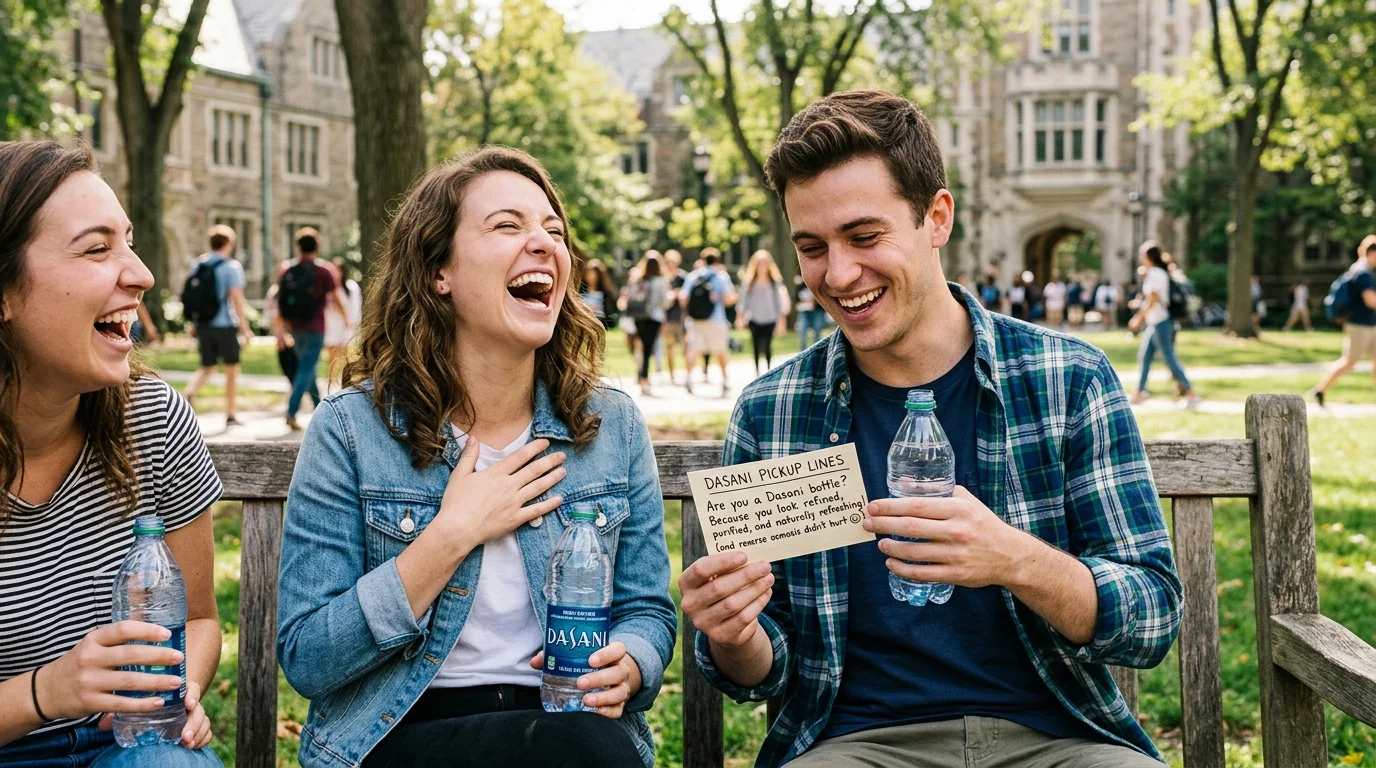 Tinder Dasani Pickup Lines
