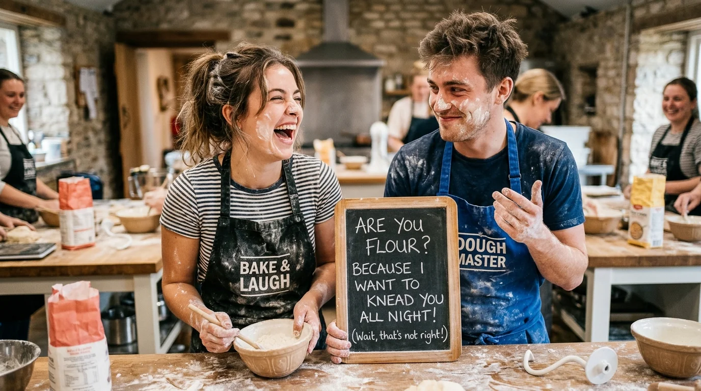 Tinder & Dating App Flour Pickup Lines