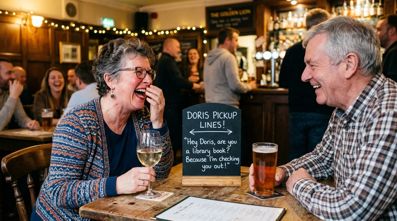 Tinder Doris Pickup Lines