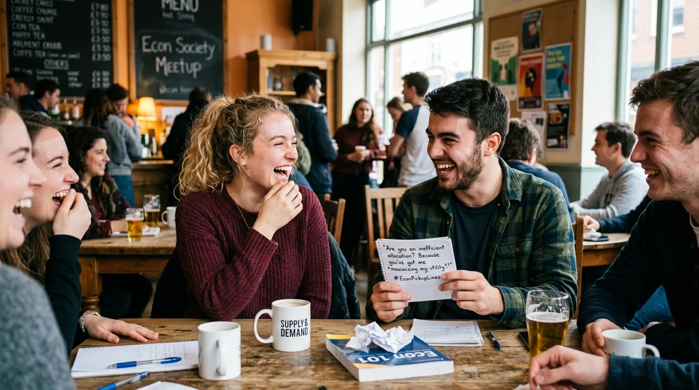 Tinder Economics Pickup Lines