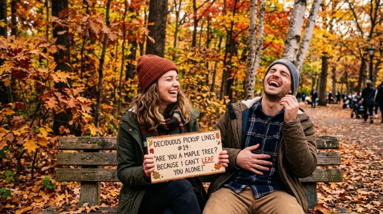 Deciduous Pickup Lines