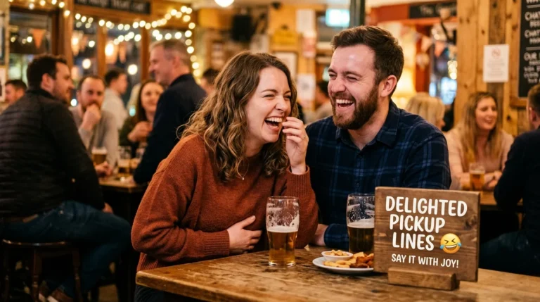 delighted pickup lines